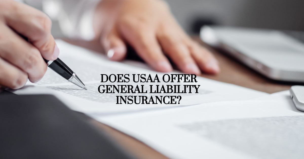 does usaa offer general liability insurance